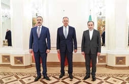 I.R. Iran, Ministry of Foreign Affairs- ‏Iran Russia Turkey FMs hold consultations on Syria