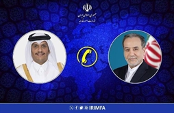 I.R. Iran, Ministry of Foreign Affairs- Iranian Foreign Minister holds phone talks with Qatar’s Prime Minister